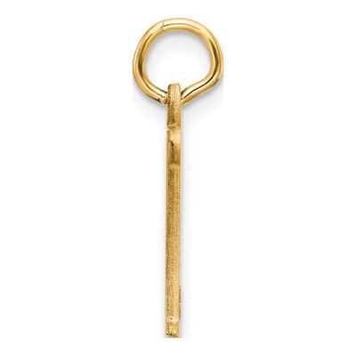 14K Yellow Gold Letter Y Pendant – view 3