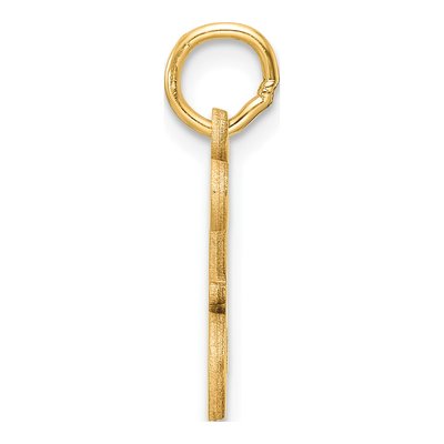 14K Yellow Gold Letter Z Charm – view 3