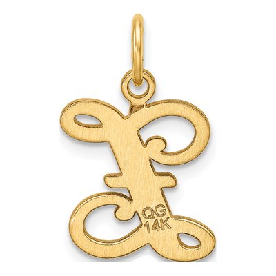 14K Yellow Gold Letter Z Charm – view 4