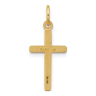 14K Yellow Gold Cross Pendant – view 4