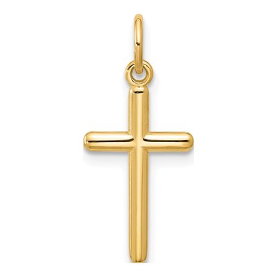 14K Yellow Gold Cross Pendant
