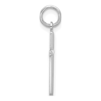 14K White Gold Cross Pendant – view 2