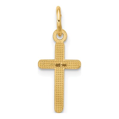 14K Yellow Gold Cross Pendant – view 4