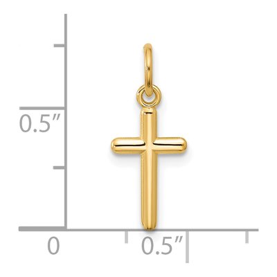 14K Yellow Gold Cross Pendant – view 5