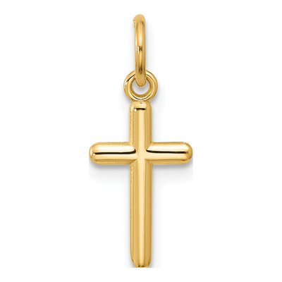 14K Yellow Gold Cross Pendant