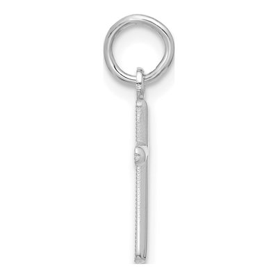 14K White Gold Cross Pendant – view 2