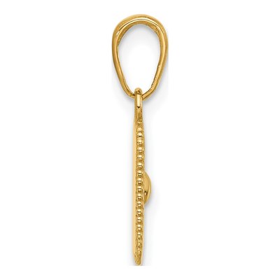 14K Yellow Gold Sun Frame Pendant – view 2