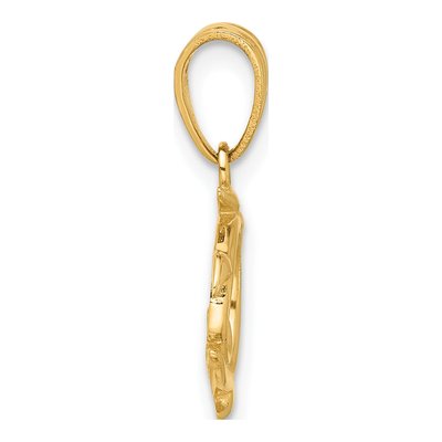 14K Yellow Gold Turtle Pendant – view 3