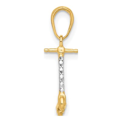 14K Yellow Gold 3-D Scooter Pendant – view 2