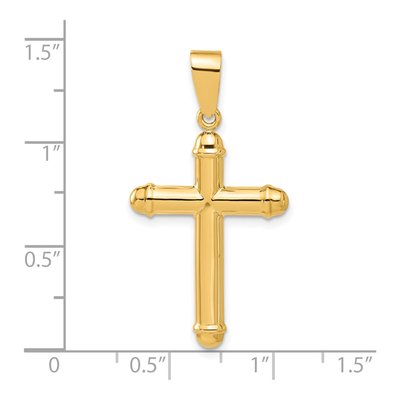 14K Yellow Gold Cross Pendant – view 5