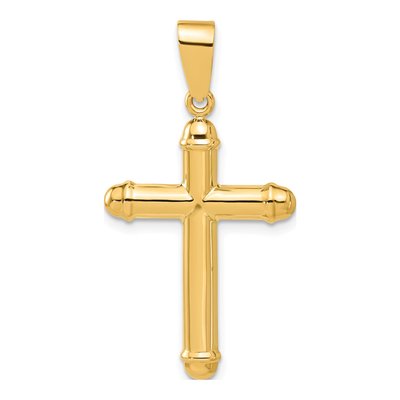 14K Yellow Gold Cross Pendant