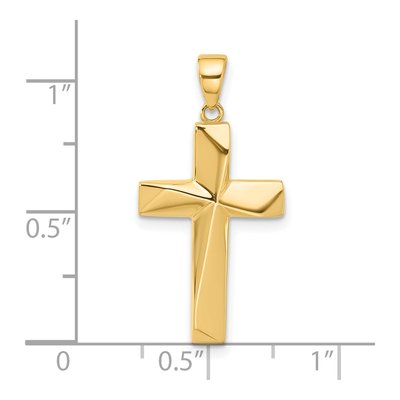 14K Yellow Gold Cross Pendant – view 5