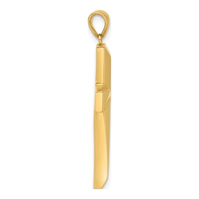 14K Yellow Gold Cross Pendant – view 3