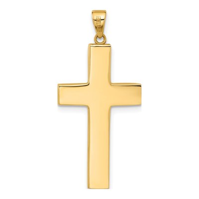 14K Yellow Gold Cross Pendant – view 4