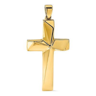 14K Yellow Gold Cross Pendant – view 6