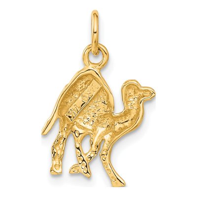 14K Yellow Gold Camel Pendant – view 4