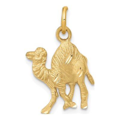 14K Yellow Gold Camel Pendant
