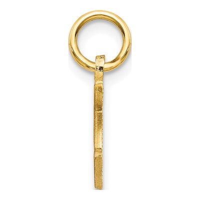 14K Yellow Gold Letter F Pendant – view 3