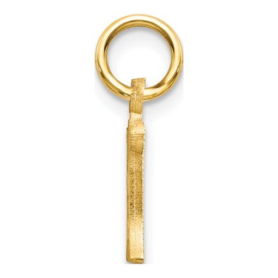 14K Yellow Gold Letter H Charm – view 3