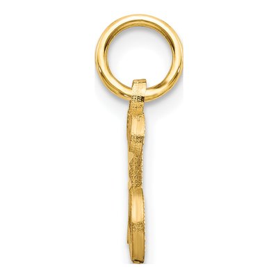 14K Yellow Gold Letter L Charm – view 3