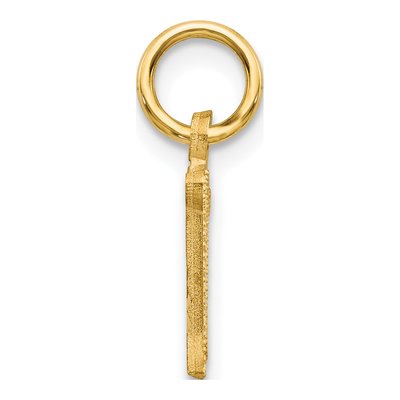 14K Yellow Gold Letter M Pendant – view 3