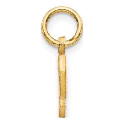 14K Yellow Gold Letter P Pendant – view 3