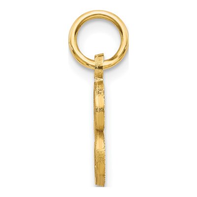 14K Yellow Gold Letter S Charm – view 3