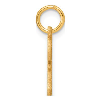 14K Yellow Gold Initial Z Pendant – view 3
