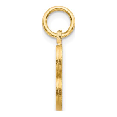 14K Yellow Gold Letter B Pendant – view 3