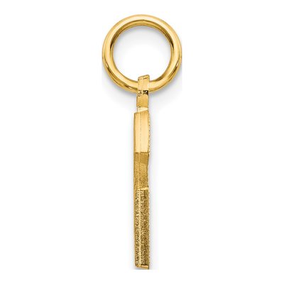 14K Yellow Gold Letter G Charm – view 3