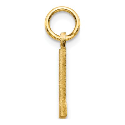 14K Yellow Gold Letter L Pendant – view 3