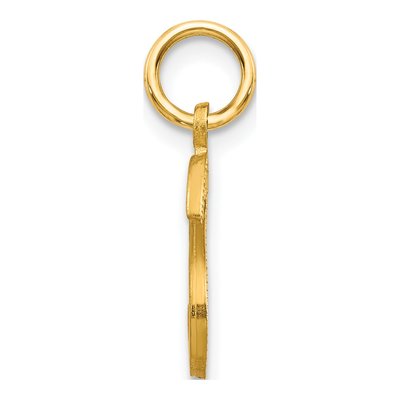 14K Yellow Gold Letter S Charm – view 3