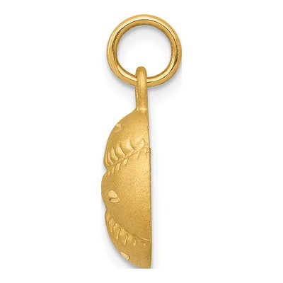 14K Yellow Gold Baseball Pendant – view 3
