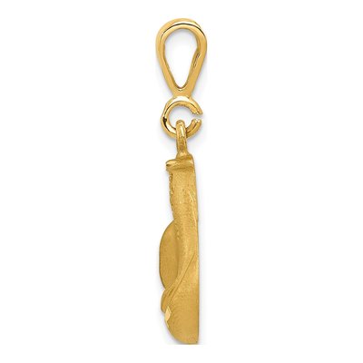 14K Yellow Gold Cut-Out Boxing Glove Charm – view 3