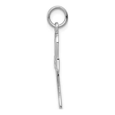 14K White Gold Ankh Cross Pendant – view 3