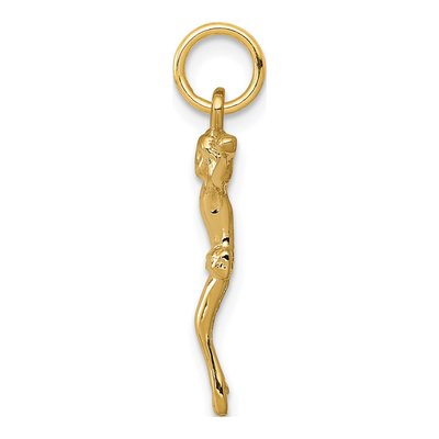 14K Yellow Gold Corpus Pendant – view 3