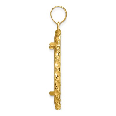 14K Yellow Gold Twisted Wire Coin Bezel Coin Bezel – view 3