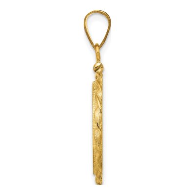 14K Yellow Gold Screw Top Coin Bezel Coin Bezel – view 3