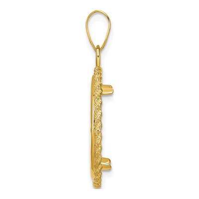 14K Yellow Gold Coin Bezel Coin Bezel – view 3