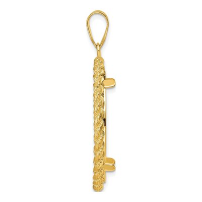 14K Yellow Gold Coin Bezel Coin Bezel – view 3