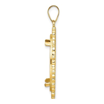 14K Yellow Gold Prong Coin Bezel Coin Bezel – view 3