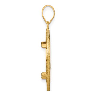 14K Yellow Gold Coin Bezel Coin Bezel – view 2