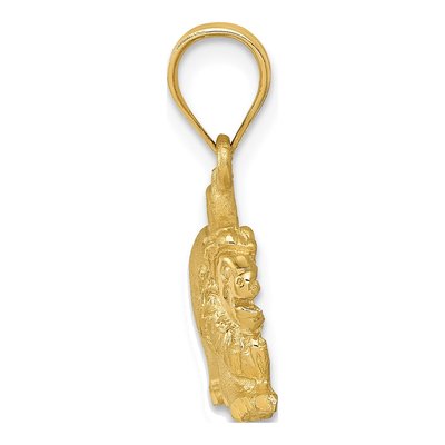 14K Yellow Gold Lion Pendant – view 3