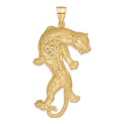 14K Yellow Gold Panther Pendant – view 4
