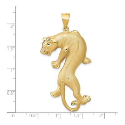 14K Yellow Gold Panther Pendant – view 5