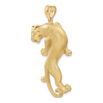 14K Yellow Gold Panther Pendant – view 6