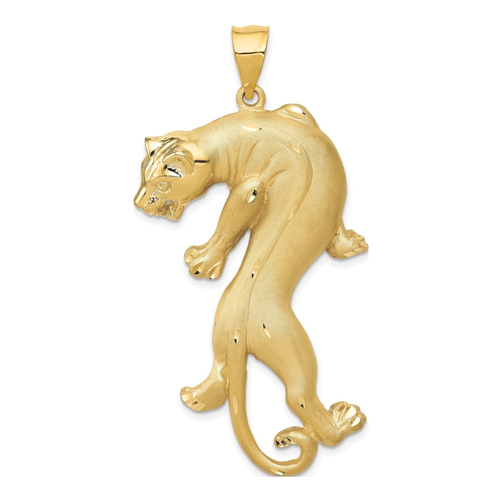 14K Yellow Gold Panther Pendant