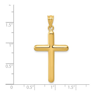 14K Yellow Gold Cross Pendant – view 5