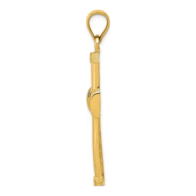 14K Yellow Gold Latin Cross Pendant – view 3