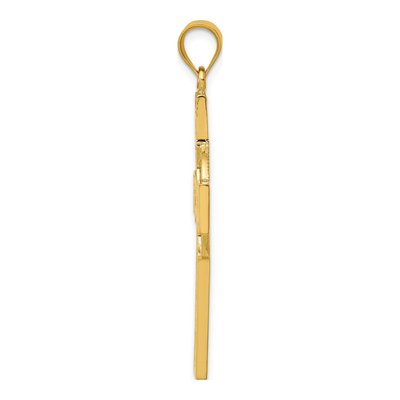 14K Yellow Gold Celtic Cross Pendant – view 3